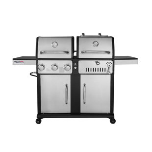 Durable 3 Burner Propane Gas and Charcoal Grill Durable 3 Burner Propane Gas and Charcoal Grill